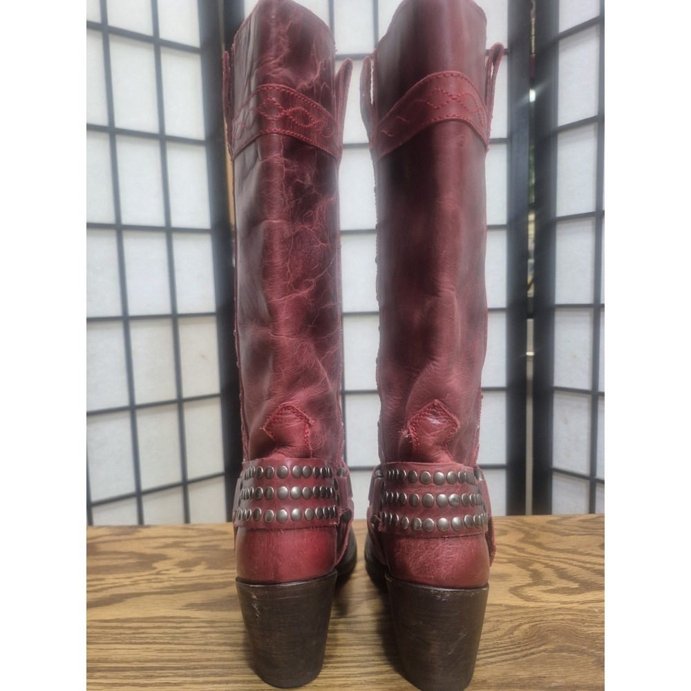 Caborca Womens Western Studded Boots - Picture 2 of 6